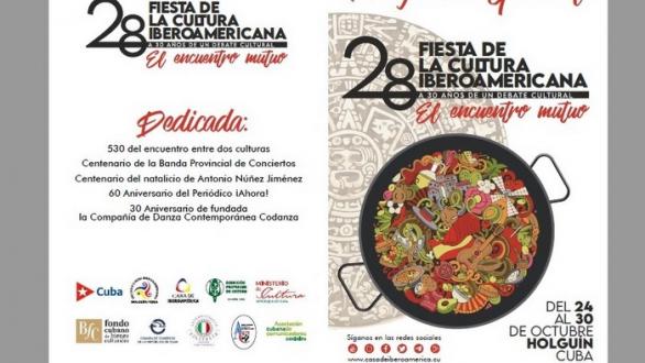 Cartel de la Fiesta de la Cultura Iberoamericana, edición 28 