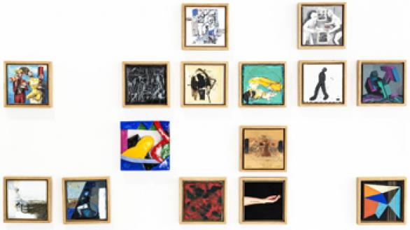 A selection of 63 works - one per artist.