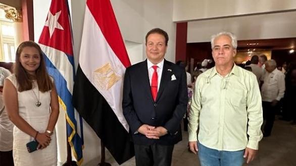 Embajador de Egipto en Cuba y director del MNBA