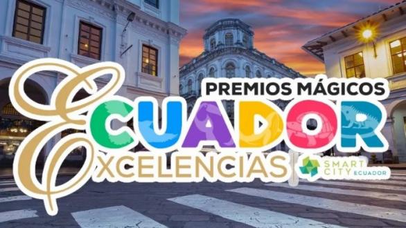 cartel de Premios Mágicos Ecuador por Excelencias