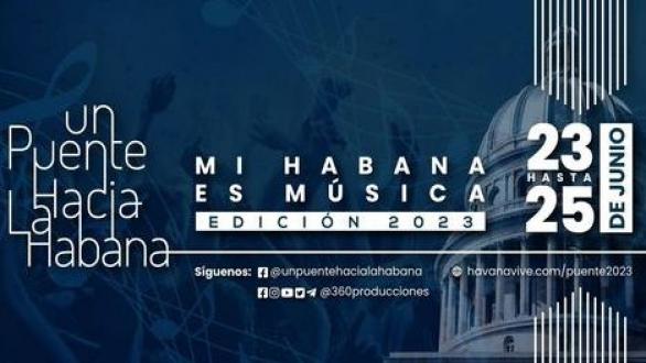 cartel del festival Un puente hacia La Habana 2023