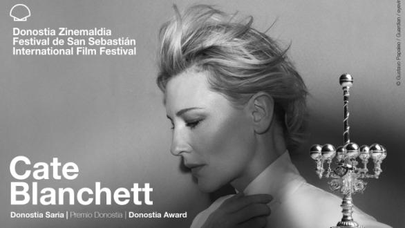 Cartel de Festival de San Sebastián con homenaje a Cate Blanchett