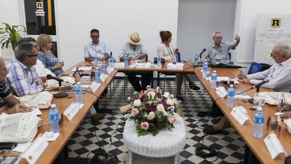 Momentos de la Primera Reunión Ordinaria de la Red de Oficinas del Historiador y del Conservador de las Ciudades Patrimoniales de Cuba.
