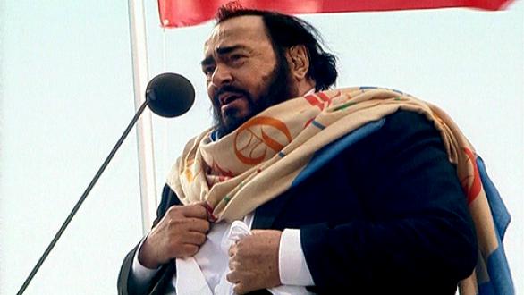 Luciano Pavarotti en San Petesburgo 