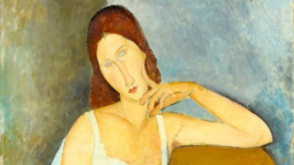 obra de arte-  Amedeo Modigliani, Jeanne Hébuterne 1919.  The Metropolitan Museum of Art, New York.