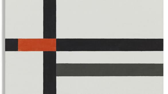Obra de arte. Tensiones Lineales 11, 2017, Óleo sobre lienzo, 50 x 50 cms | César Paternosto