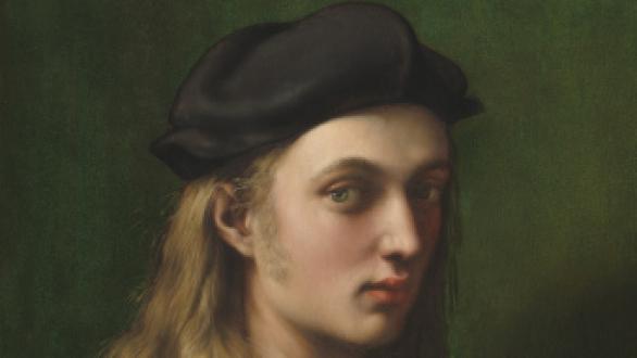 Rostro de hombre-  Raphael, Portrait of Bindo Altoviti, ca. 1514–1515.  National Gallery of Art, Washington.