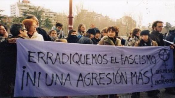 Concentración Antifascista, 2005. Cortesía de Insumisas al patriarcado.