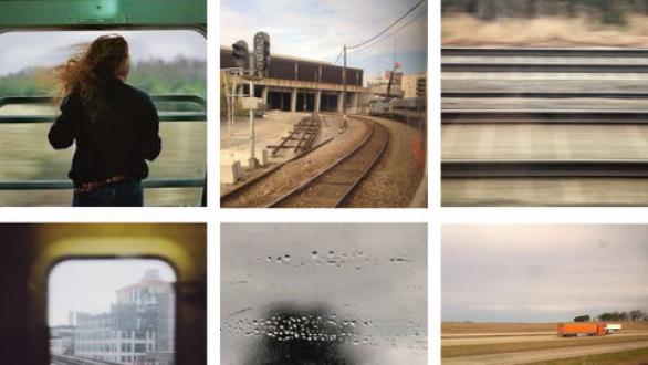 imágenes de personas en tren