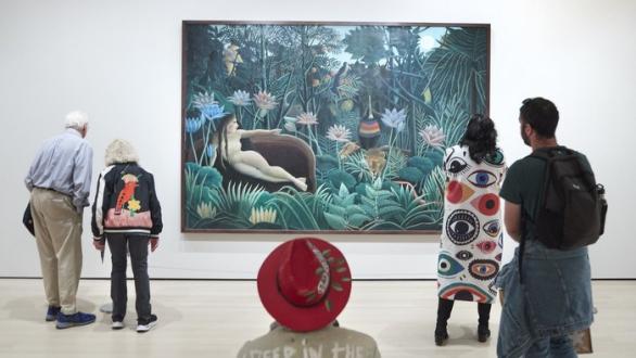 Henri Rousseau. El sueño. 1910. Museo de Arte Moderno de Nueva York. Donación de Nelson A. Rockefeller. Foto: Gus Powell