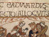Detalle del Tapiz de Bayeux, obra medieval bordada que será exhibida en el British Museum de Londres