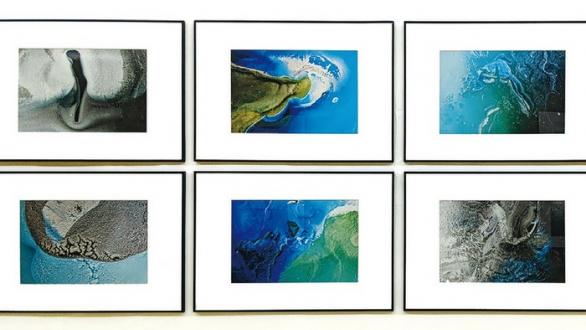 De la serie El creador de mundo / Fractales, Arián Irsula, inkjet print, 60 cm x 40 cm cada una, 2018.