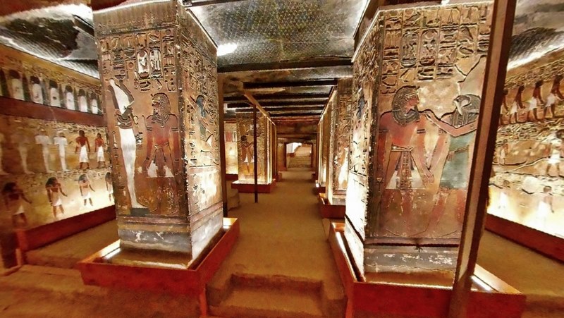 The 3D virtual tour of the tomb of Seti I