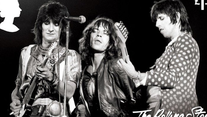 Las seis décadas de los Rolling Stones en estampillas