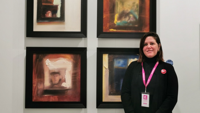 Yudinela Ortega, una cubana en la corte de Art Madrid