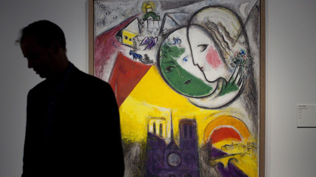 El interior del Pompidou. Foto: AFP