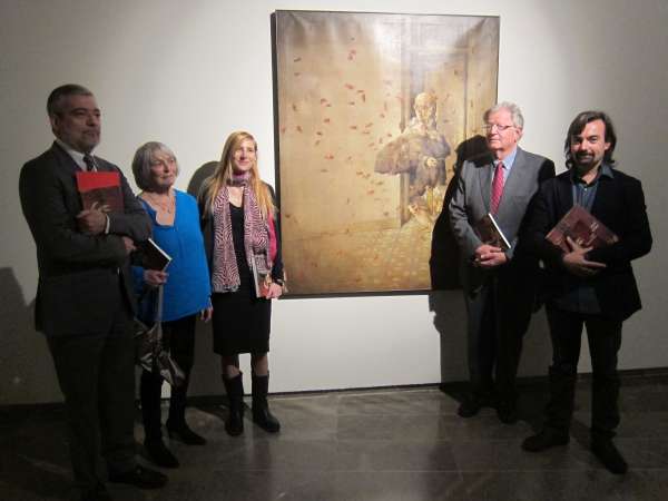 Foto: EUROPA PRESS Los responsables y familiares del artista muestran una de sus obras  Ver más en: https://www.20minutos.es/imagen/2003341/#xtor=AD-15&xts=467263