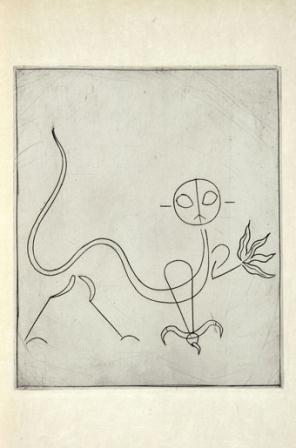 André Breton - Alberto Giacometti, L’Air de l’Eau, 1934. First edition. Four etchings by Alberto Giacometti. One of the first five copies on Japon nacré. Alberto Giacometti’s own copy, inscribed to him by André Breton.