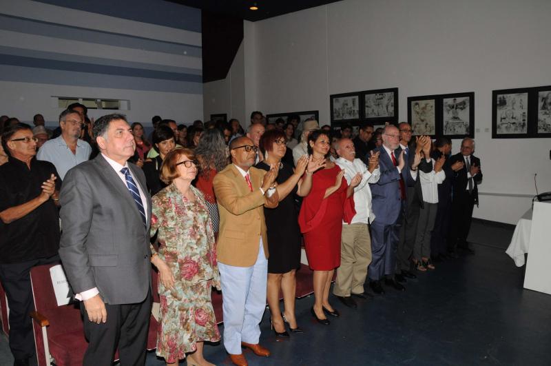 Vista de los invitados a la ceremonia de entrega del Premio