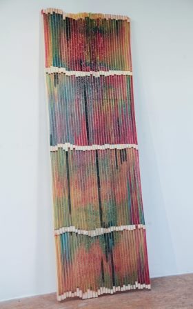 Thomas Linder, Slat Louver with Three Interruptions (2016). Courtesy of Ibid Gallery.