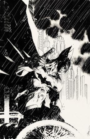 Jim Lee, Batman. Photo: Sotheby's / Art digital studio