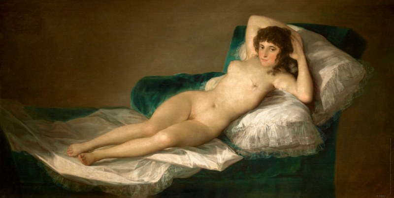 'La maja desnuda' Francisco de Goya 