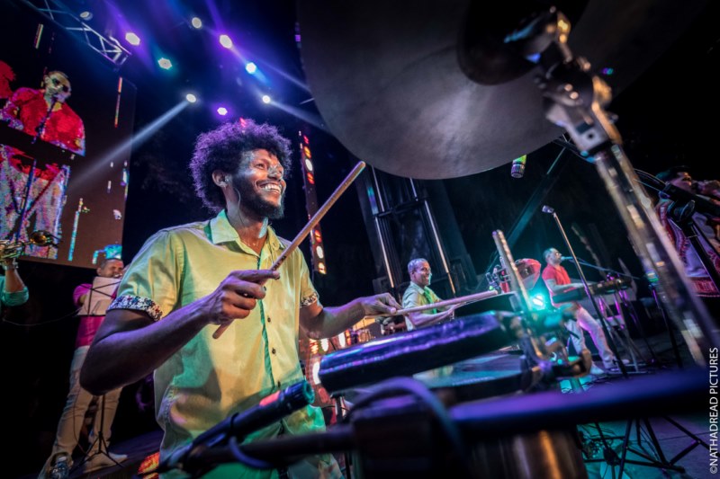 Músicos en el Festival de la Salsa en Cuba