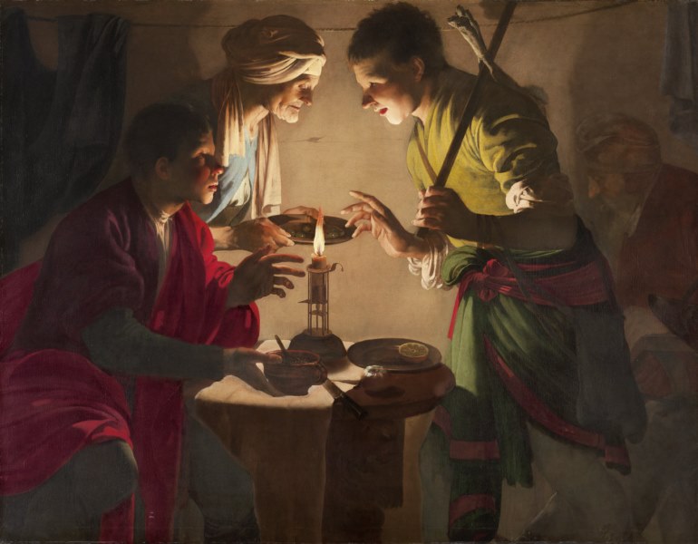Esaú vendiendo su primogenitura  Hendrick ter Brugghen  © Museo Nacional Thyssen-Bornemisza, Madrid