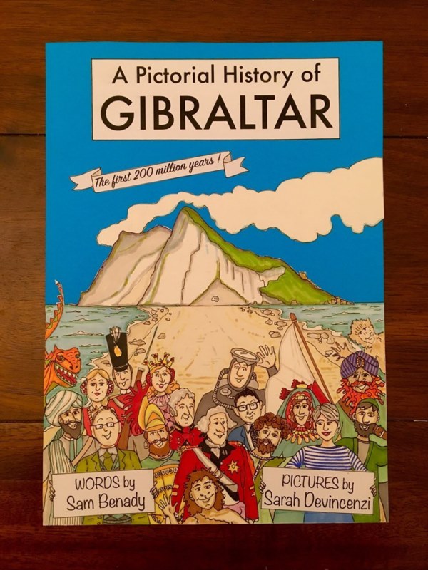 portada del libro "Una historia pictórica de Gibraltar"