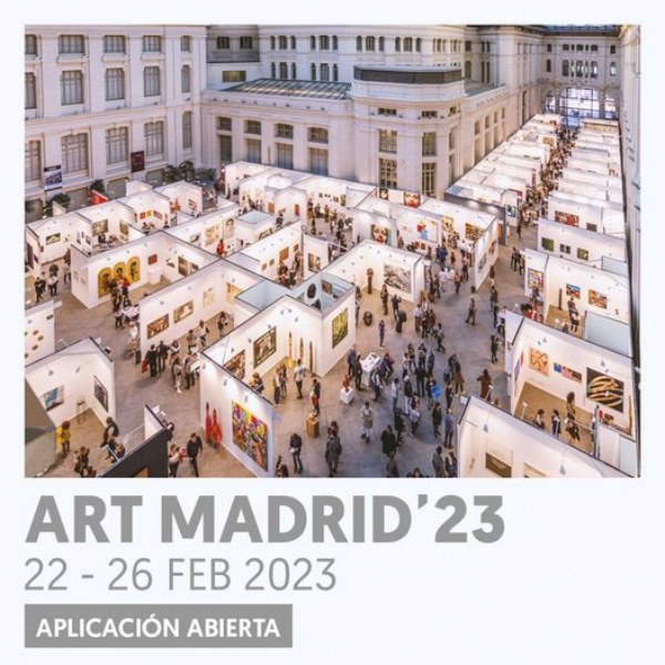 Cartel de convocatoria abierta Art Madrid 2023