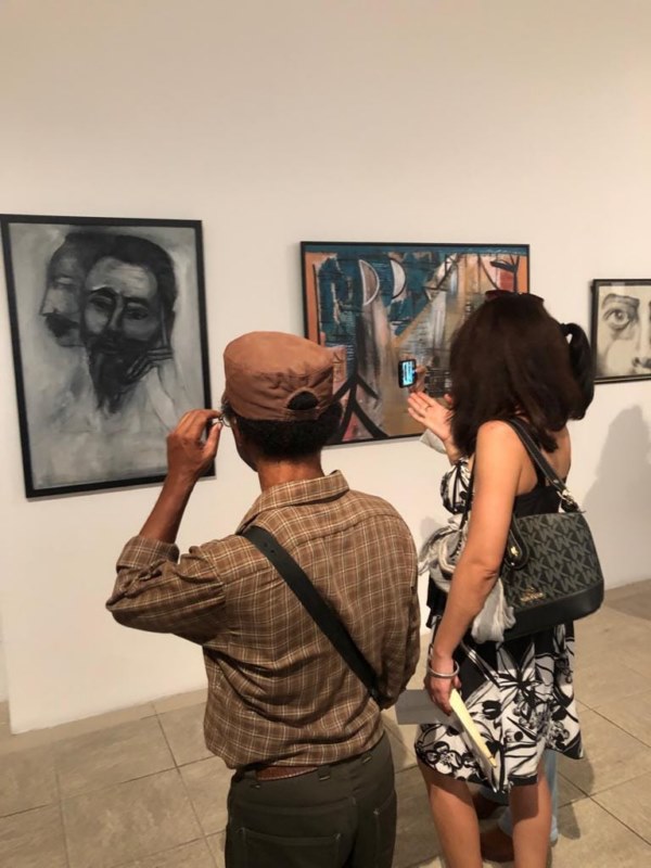 Vista de la muestra «Colección de arte de la Universidad de La Habana. Obras escogidas»
