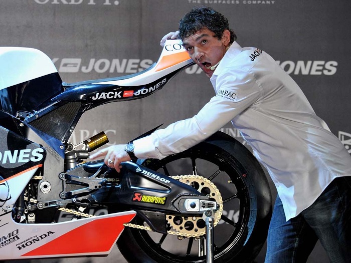 Antonio Banderas presenta su equipo Moto2