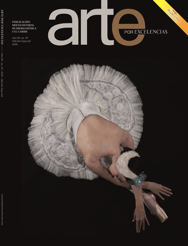 Portada Revista Arte por Excelencias 42, bailarina en el escenario