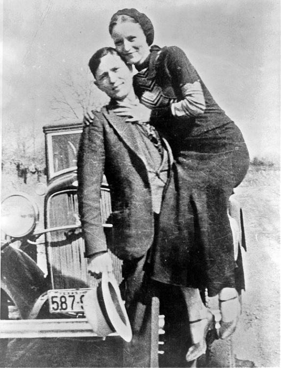 Lor reales Bonnie Parker y Clyde Barrow