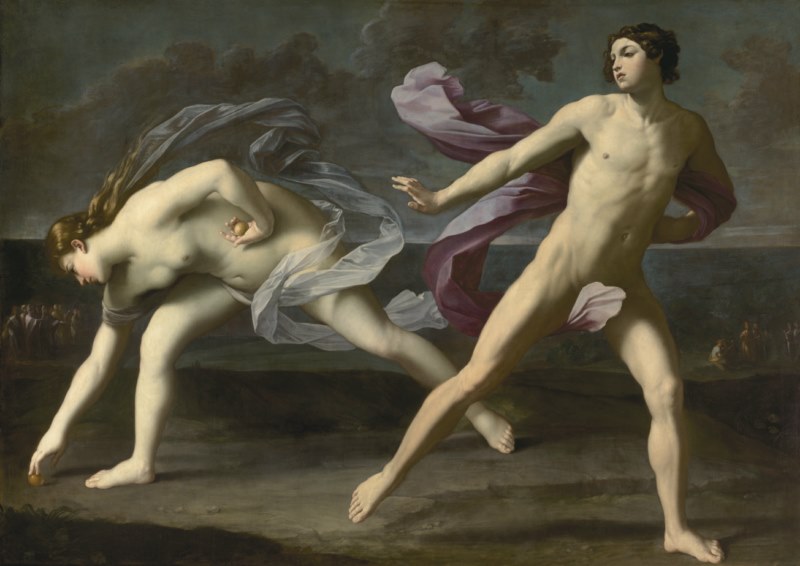 “Guido Reni”. Hipomenes y Atalanta, Guido Reni. Museo Nacional del Prado 