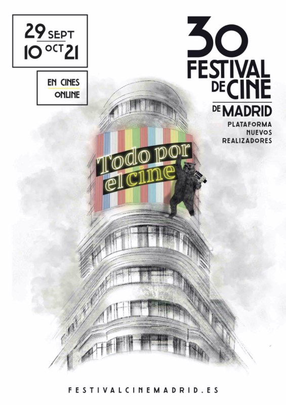 Cartel del 30 Festival de cine de Madrid 