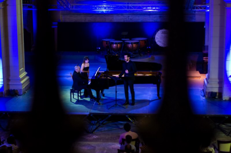  Instantes del concierto en el Oratorio San Felipe Neri, como parte del Festival Habana Clásica 2023.