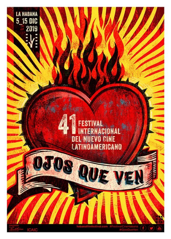 Cartel del festival de cine latinoamericano, edición 41