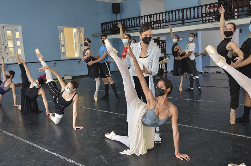 Ensayo del Ballet Nacional de Cuba