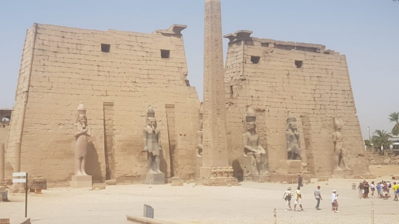 Fachada del Templo de Luxor