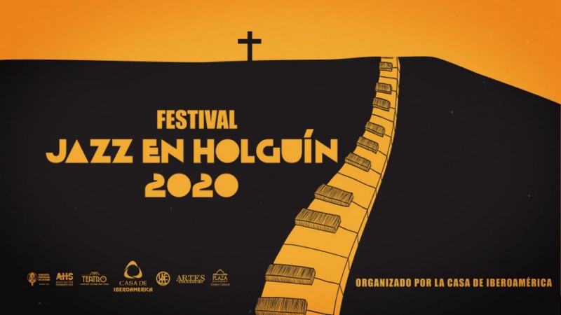 Cartel del Festival Jazz en Holguín 