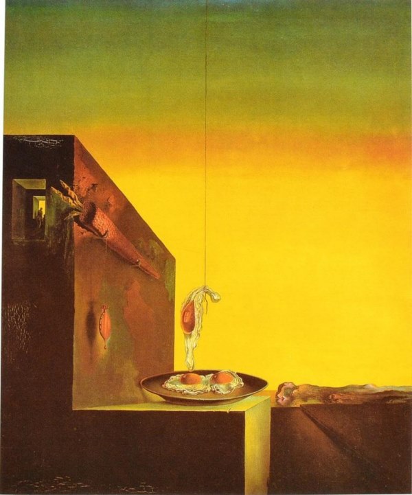 Huevos al plato sin plato. Salvador Dalí 