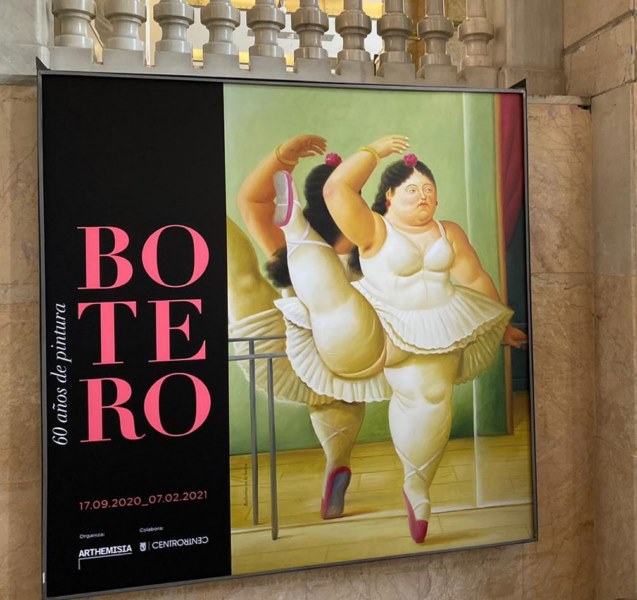 presentación en madrid de la muestra "Botero. 60 años de pintura"
