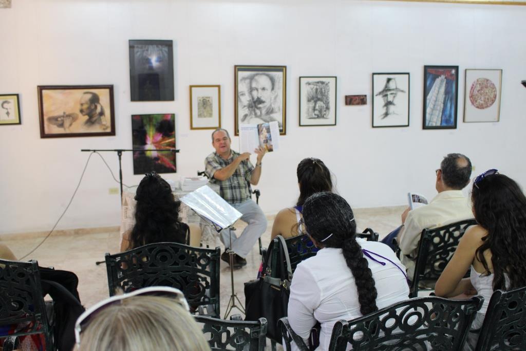 Alexis Triana en presentación de Arte por Excelencias en Sancti Spíritus