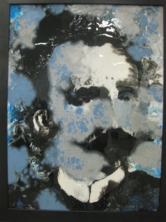 obra de arte que representa a José Martí