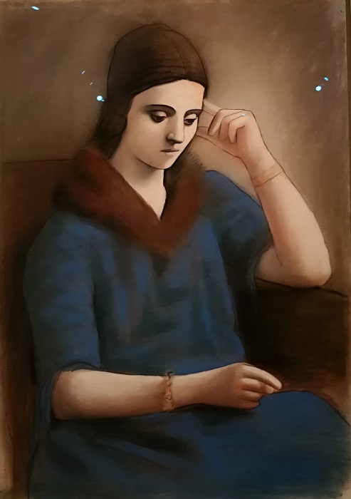 Olga thoughtful, 1923