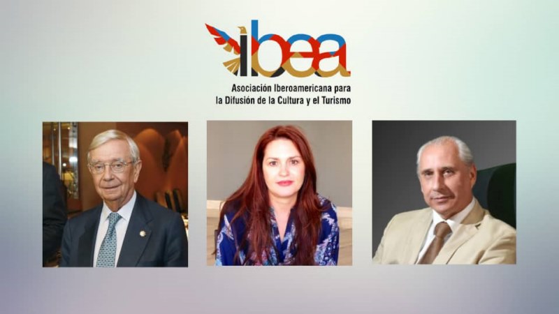 The Association's board of directors is made up of Rafael Ansón Oliart (left) as Honorary President, Charo Trabado as President, and Jose Carlos de Santiago as Vice President. 