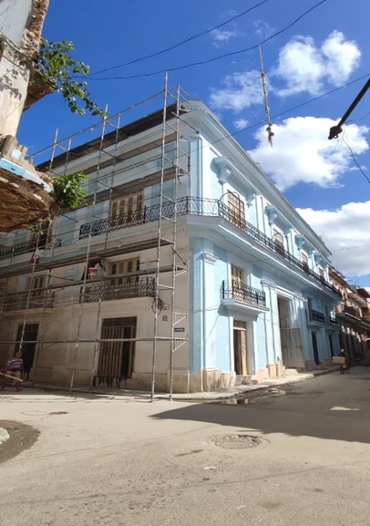Palacio del Marqués de la Real Proclamación, que se encuentra ubicado en la esquina de las calles Cuba y Luz