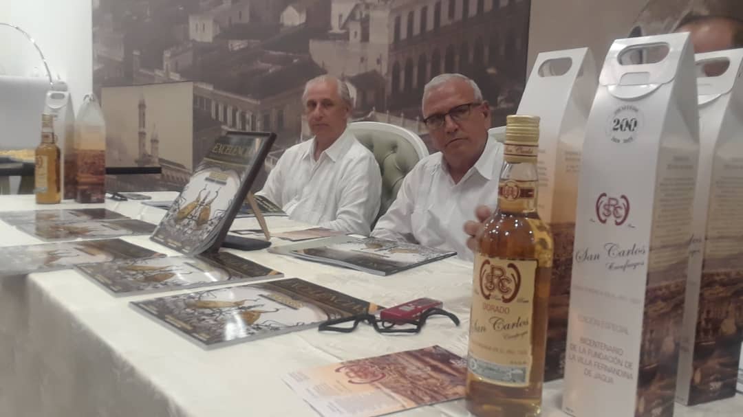 Presentation of the Golden Rum San Carlos Cienfuegos, dedicated to the 200 years of the city