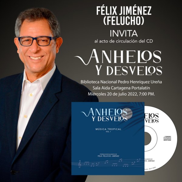 Invitación a la presentación del disco Anhelos y Desvelos 